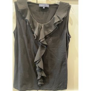 Jones New York signature ruffled blouse